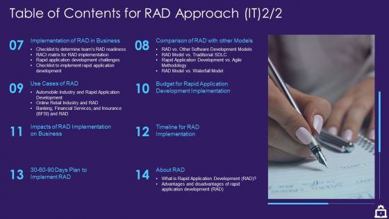 RAD Approach IT Ppt PowerPoint Presentation Complete Deck With Slides