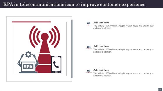 RPA In Telecommunications Ppt PowerPoint Presentation Complete Deck With Slides