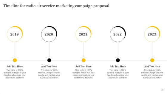 Radio Air Service Marketing Campaign Proposal Ppt PowerPoint Presentation Complete Deck With Slides