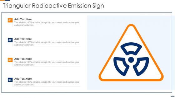 Radioactive Emission Sign Ppt PowerPoint Presentation Complete Deck With Slides