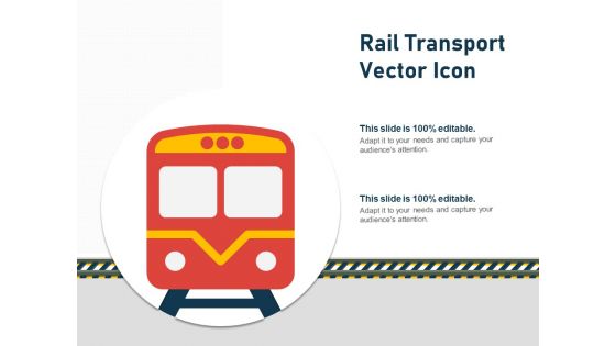 Rail Transport Vector Icon Ppt PowerPoint Presentation Styles Designs Download PDF