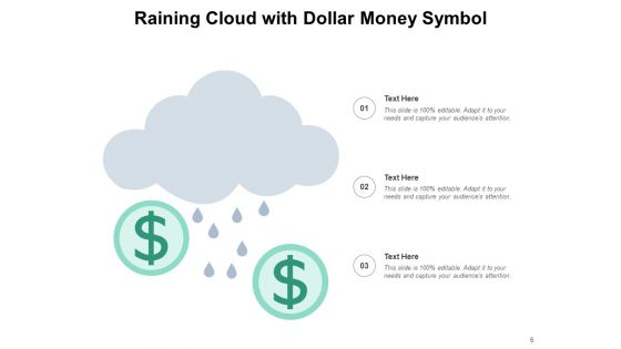 Raining Money Business Ventures Profit Ppt PowerPoint Presentation Complete Deck