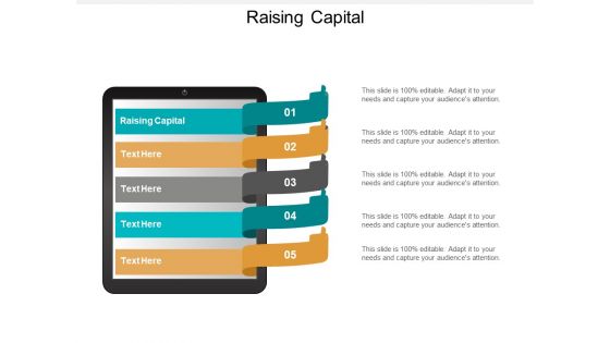 Raising Capital Ppt PowerPoint Presentation Portfolio Objects Cpb