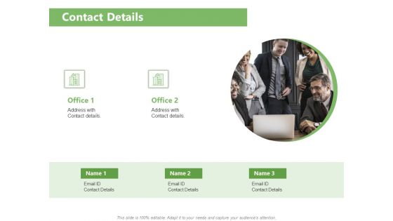 Raising Funds Company Contact Details Ppt Icon Show PDF