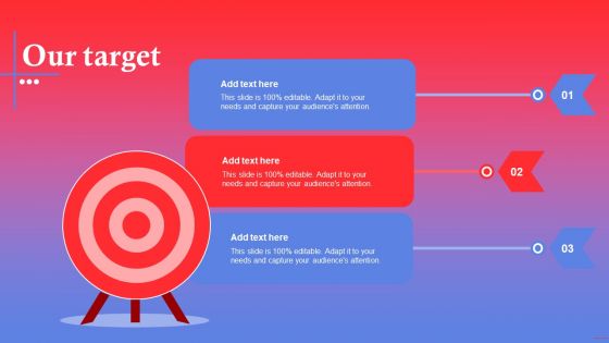 Rapping Platform Investor Funding Elevator Pitch Deck Our Target Summary PDF