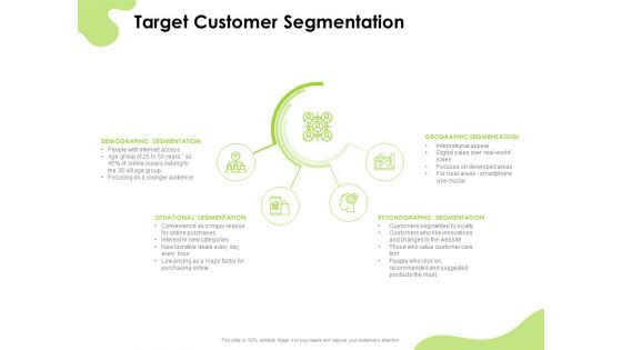 Reach Your Target Audience Target Customer Segmentation Ppt Infographics Clipart PDF