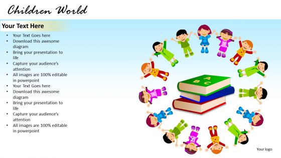 Read Books Children PowerPoint Slides And Ppt Templates