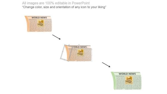 Read News Paper For World News Powerpoint Slides