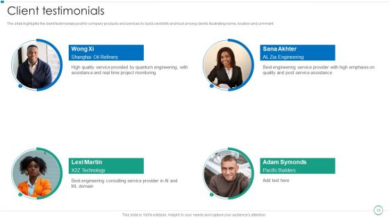 Real Estate Construction And Engineering Company Profile Ppt PowerPoint Presentation Complete Deck With Slides