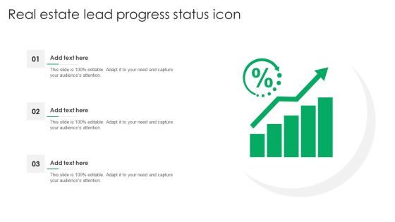 Real Estate Lead Progress Status Icon Icons PDF
