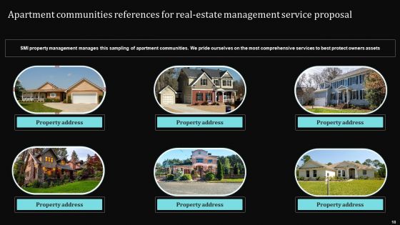 Real Estate Management Service Proposal Ppt PowerPoint Presentation Complete Deck With Slides