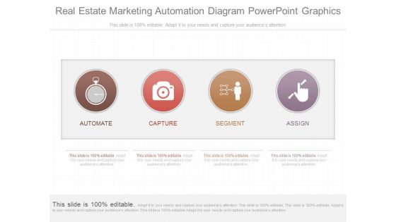 Real Estate Marketing Automation Diagram Powerpoint Graphics
