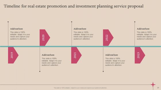Real Estate Promotion And Investment Planning Service Proposal Ppt PowerPoint Presentation Complete Deck With Slides
