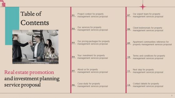 Real Estate Promotion And Investment Planning Service Proposal Ppt PowerPoint Presentation Complete Deck With Slides