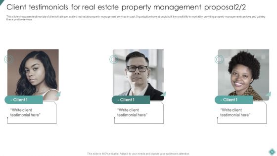Real Estate Property Management Proposal Ppt PowerPoint Presentation Complete Deck With Slides