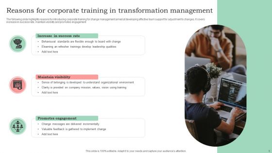 Reasons For Transformation Ppt PowerPoint Presentation Complete Deck With Slides
