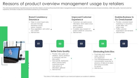 Reasons Of Product Overview Management Usage By Retailers Template PDF Reasons Of Product Overview Management Usage By Retailers Template PDF