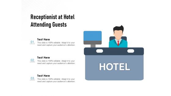 Receptionist At Hotel Attending Guests Ppt PowerPoint Presentation Professional Vector PDF