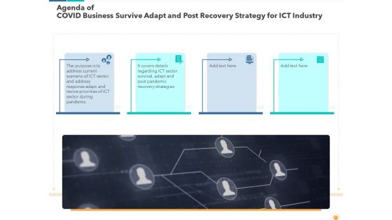 Recovery And Business Survival Plan For Information And Communications Technology Industry Post COVID Situation Ppt Complete Deck With Slides