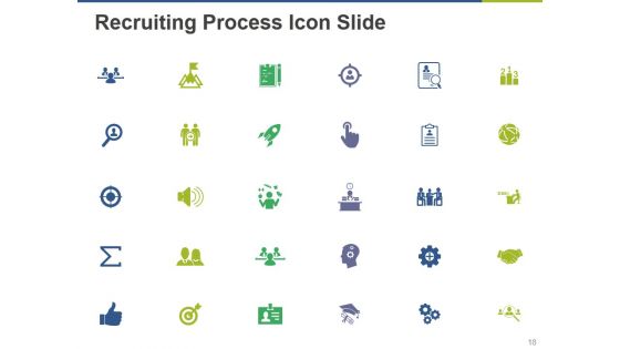 Recruiting Process Ppt PowerPoint Presentation Complete Deck With Slides