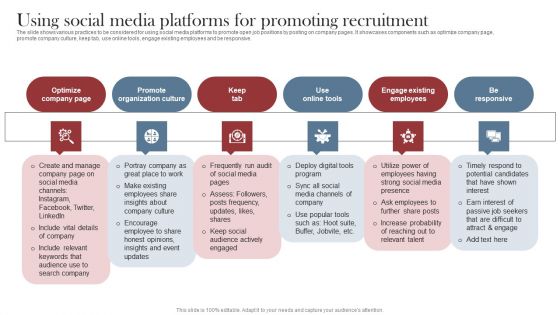Recruitment Marketing Strategies For NPO Business Using Social Media Platforms For Promoting Recruitment Sample PDF Recruitment Marketing Strategies For NPO Business Using Social Media Platforms For Promoting Recruitment Sample PDF