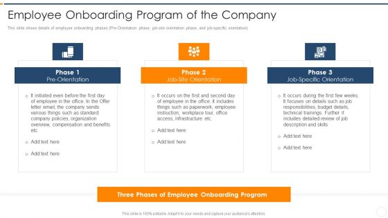 Recruitment Training Enhance Candidate Hiring Process Employee Onboarding Program Of The Company Diagrams PDF