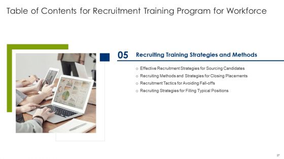 Recruitment Training Program For Workforce Ppt PowerPoint Presentation Complete Deck With Slides