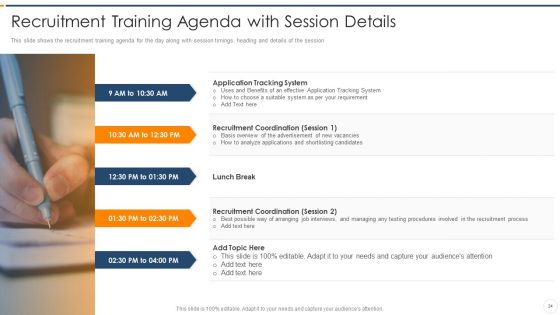 Recruitment Training To Enhance Candidate Hiring Process Ppt PowerPoint Presentation Complete Deck With Slides