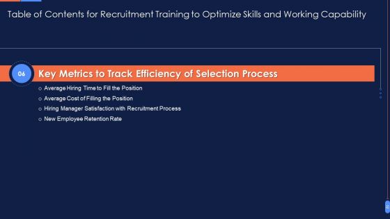 Recruitment Training To Optimize Skills And Working Capability Ppt PowerPoint Presentation Complete Deck With Slides