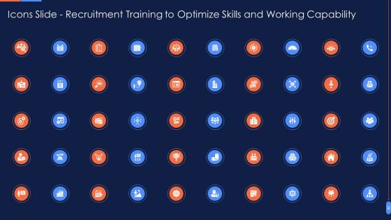 Recruitment Training To Optimize Skills And Working Capability Ppt PowerPoint Presentation Complete Deck With Slides