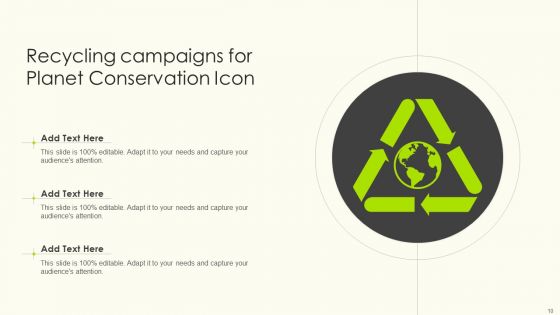 Recycling Campaigns Ppt PowerPoint Presentation Complete Deck With Slides