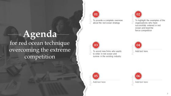 Red Ocean Technique Overcoming The Extreme Competition Ppt PowerPoint Presentation Complete Deck With Slides