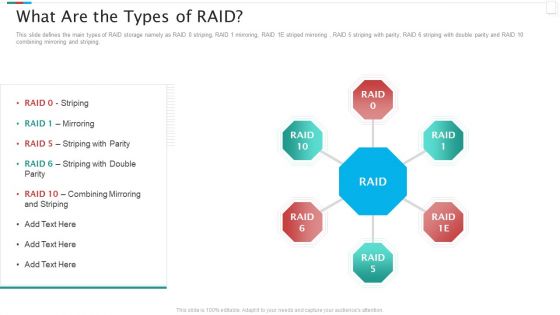 Redundant Array Of Independent Disks Storage IT What Are The Types Of RAID Information PDF