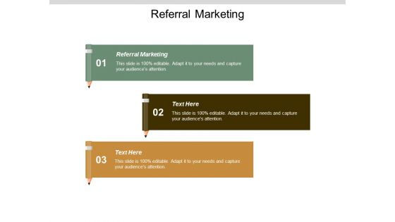 Referral Marketing Ppt Powerpoint Presentation Visual Aids Inspiration Cpb