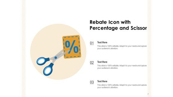 Refund Coin Rebate Monitor Showing Circle Arrow Ppt PowerPoint Presentation Complete Deck