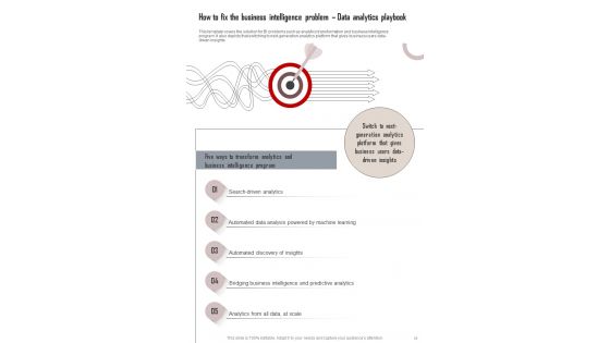 Regulated Data And Analytical Accuracy Playbook Template
