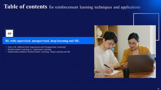 Reinforcement Learning Techniques And Applications Ppt PowerPoint Presentation Complete Deck With Slides
