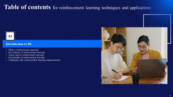 Reinforcement Learning Techniques And Applications Ppt PowerPoint Presentation Complete Deck With Slides