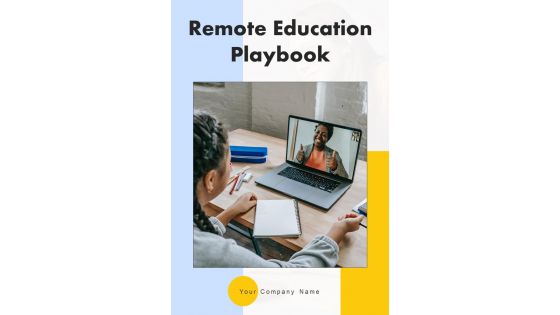 Remote Education Playbook Template Remote Education Playbook Template