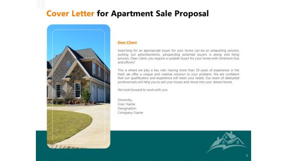 Rent Condominium Proposal Ppt PowerPoint Presentation Complete Deck With Slides