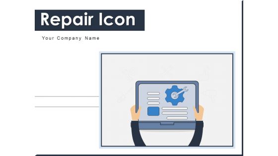 Repair Icon Gears Mobile Ppt PowerPoint Presentation Complete Deck