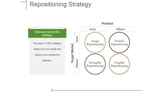 Repositioning Strategy Ppt PowerPoint Presentation Summary Slide Portrait