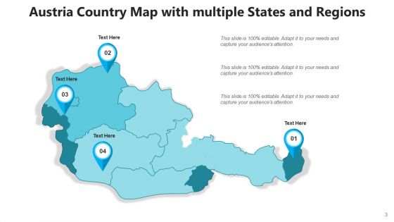 Republic Of Austria Country Map Ppt PowerPoint Presentation Complete Deck With Slides