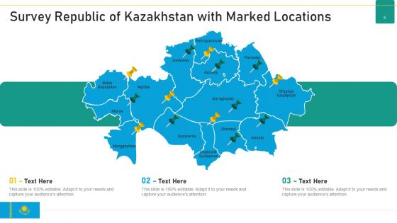 Republic Of Kazakhstan Geographical Provinces Ppt PowerPoint Presentation Complete Deck With Slides