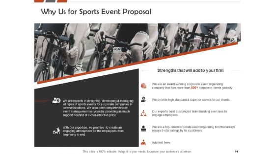 Request For A Sporting Event Proposal Ppt PowerPoint Presentation Complete Deck With Slides