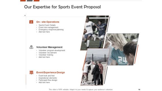 Request For A Sporting Event Proposal Ppt PowerPoint Presentation Complete Deck With Slides