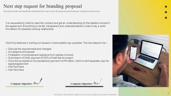 Request For Branding Proposal Ppt PowerPoint Presentation Complete Deck With Slides