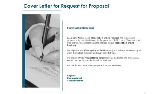 Request For Proposal Ppt PowerPoint Presentation Complete Deck With Slides