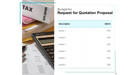 Request For Quotation Proposal Ppt PowerPoint Presentation Complete Deck With Slides