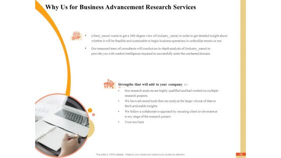 Research Advancement Services Proposal Ppt PowerPoint Presentation Complete Deck With Slides